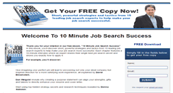 Desktop Screenshot of 10minutejobsearchsuccess.com